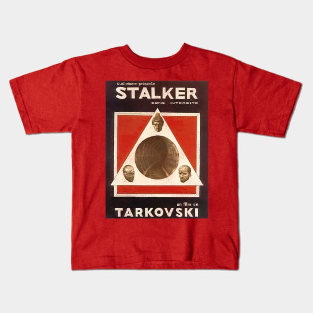 STALKER / 70s Soviet Cult Sci Fi Film Kids T-Shirt by darklordpug